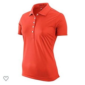 Nike Orange Dri-Fit Women’s Golf Polo